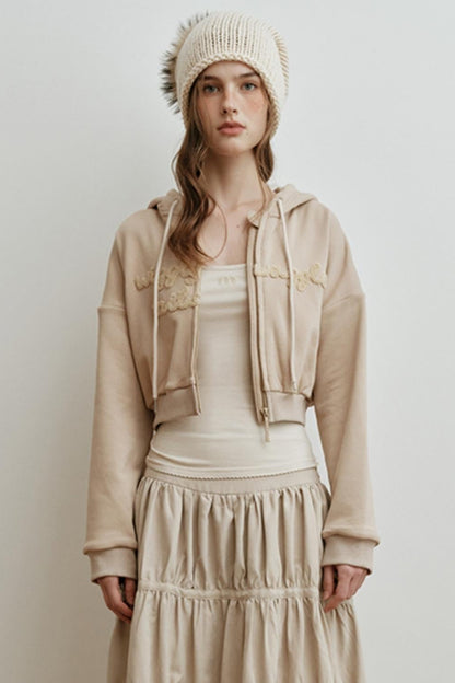 Embroidered High-Density Hooded Jacket