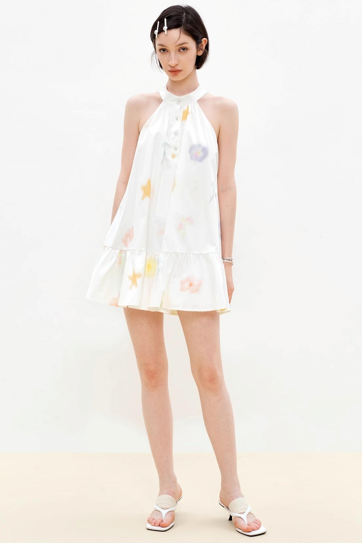 Summer White A-Line Dress