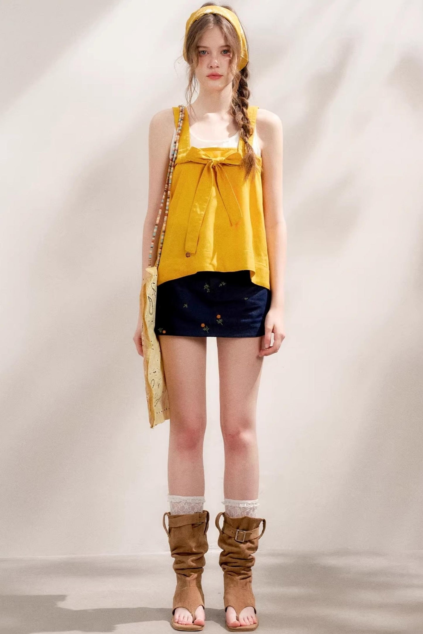 Romantic French Bow Tie Camisole