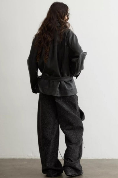 Unisex Urban Fur Collar Jacket