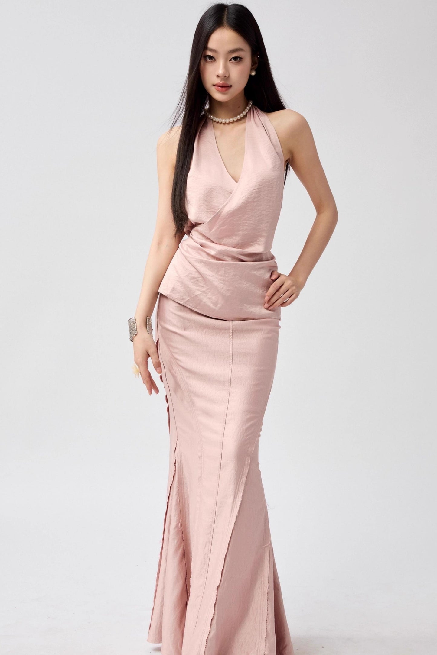 Elegant Edge Skirt Set-Up