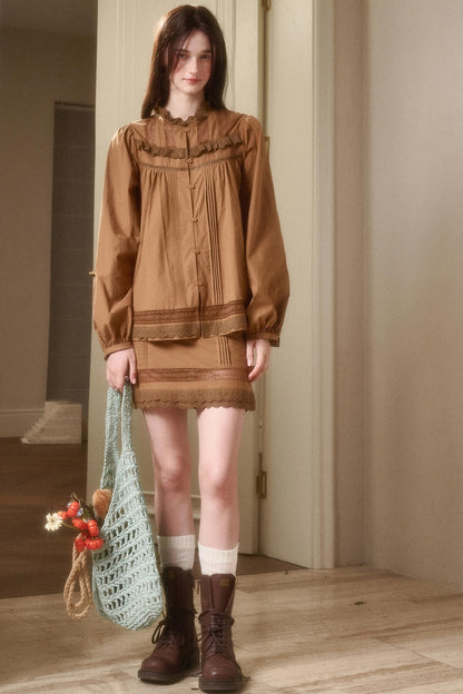 Small World Natural Cotton Skirt Set-Up