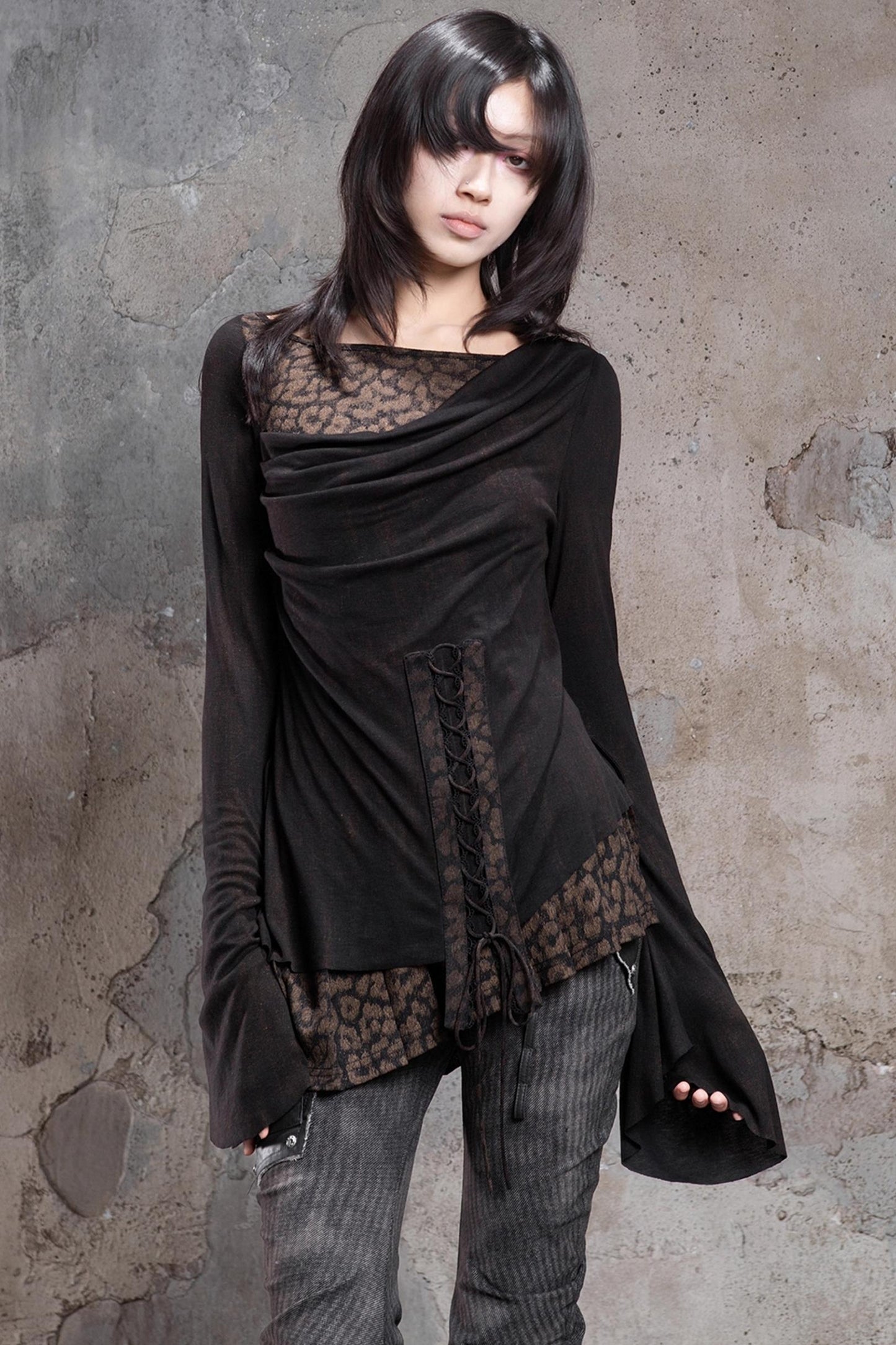 Vintage Patchwork Knitted Top