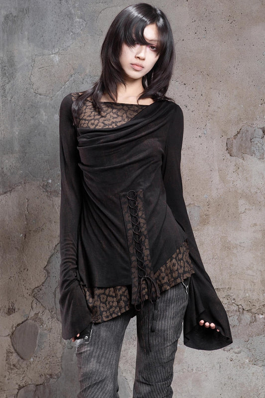 Vintage Patchwork Knitted Top