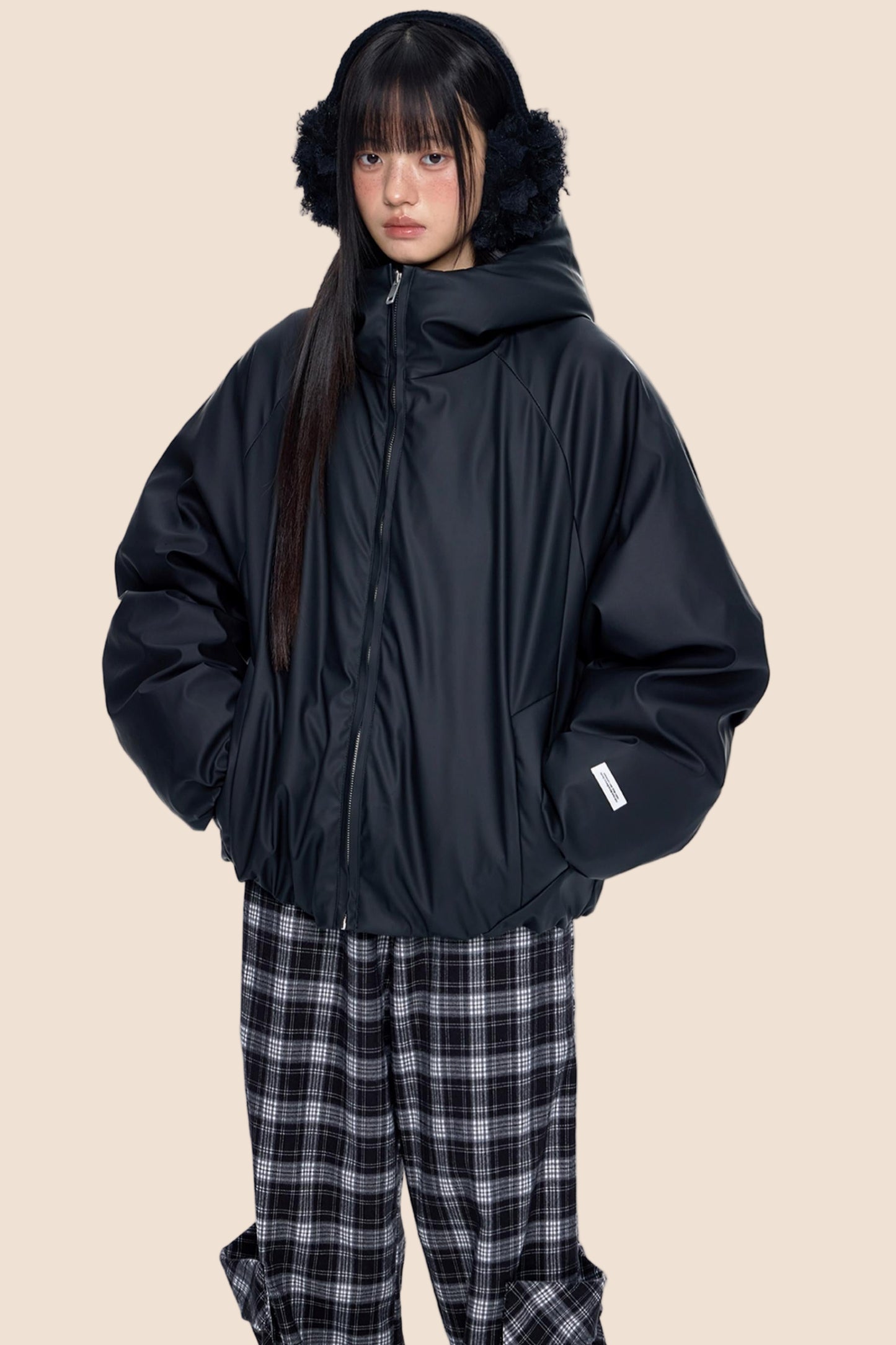 Luxury Cotton Hooded Jacket