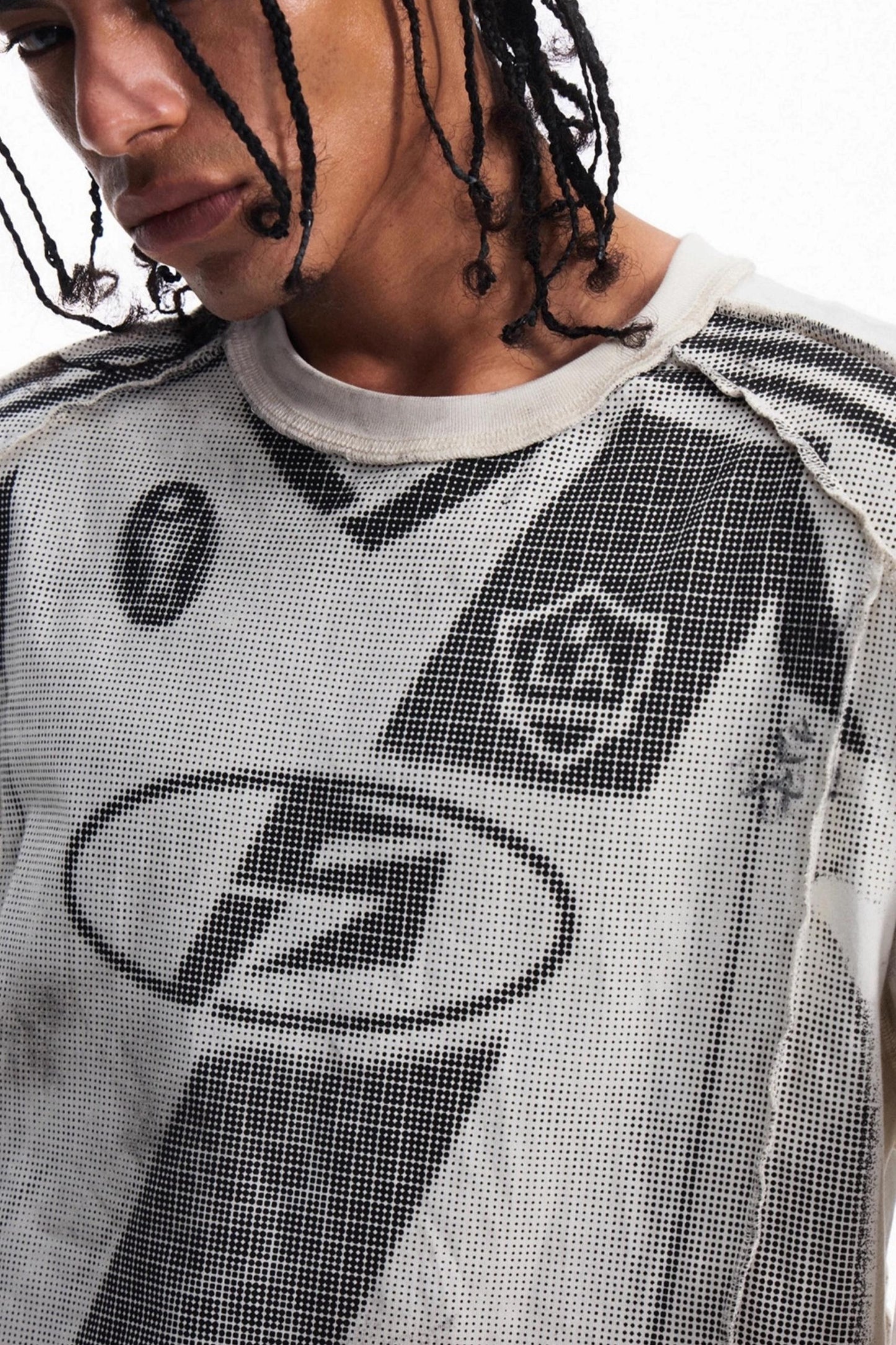 Sporty Loose Crew Neck Top