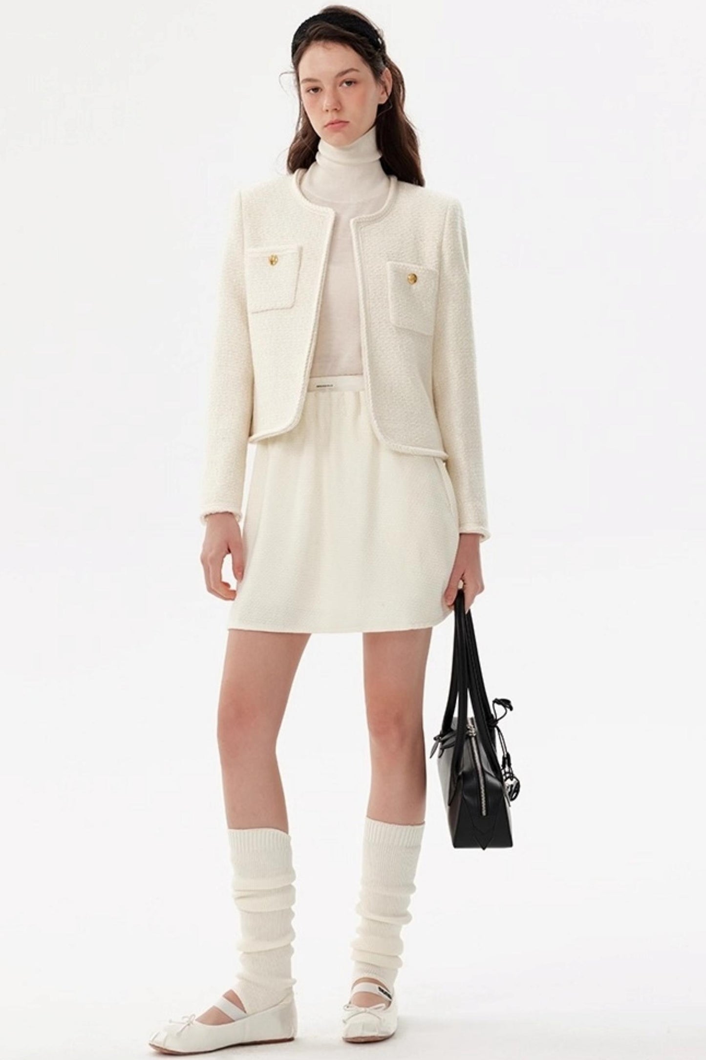 French Tweed Wool Jacket