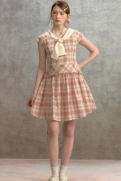 Chic V-Neck A-Line Dress