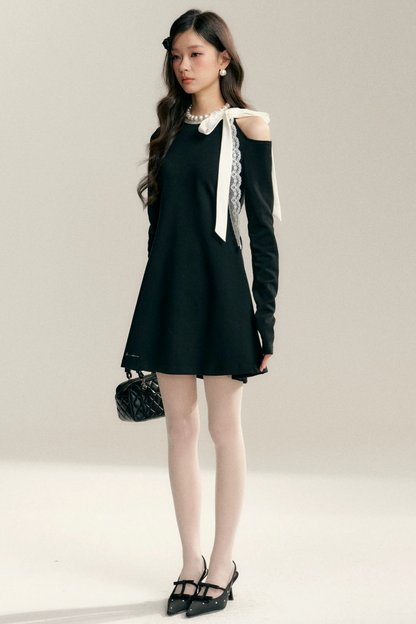 Hepburn Off-Shoulder Dress