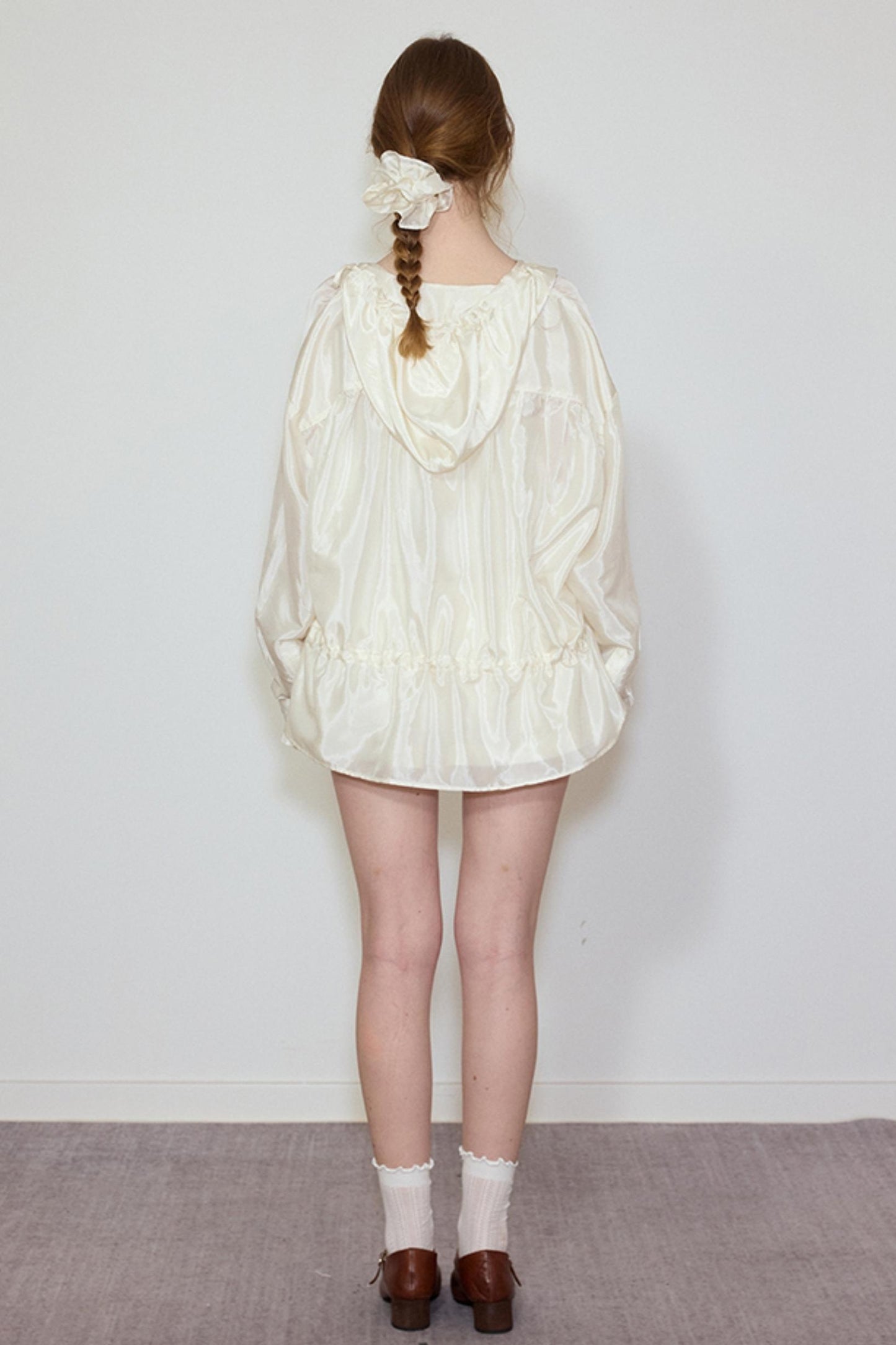 Soft Glow Hooded Jacket & Skirt Set-Up