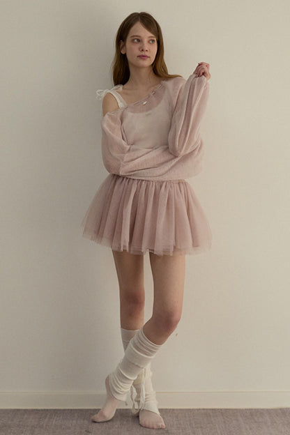 Pink Duo One-piece Pants Set-Up