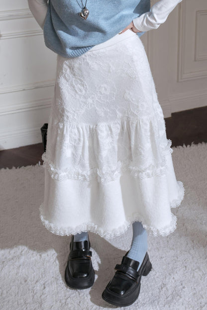 First Snow Lace Skirt