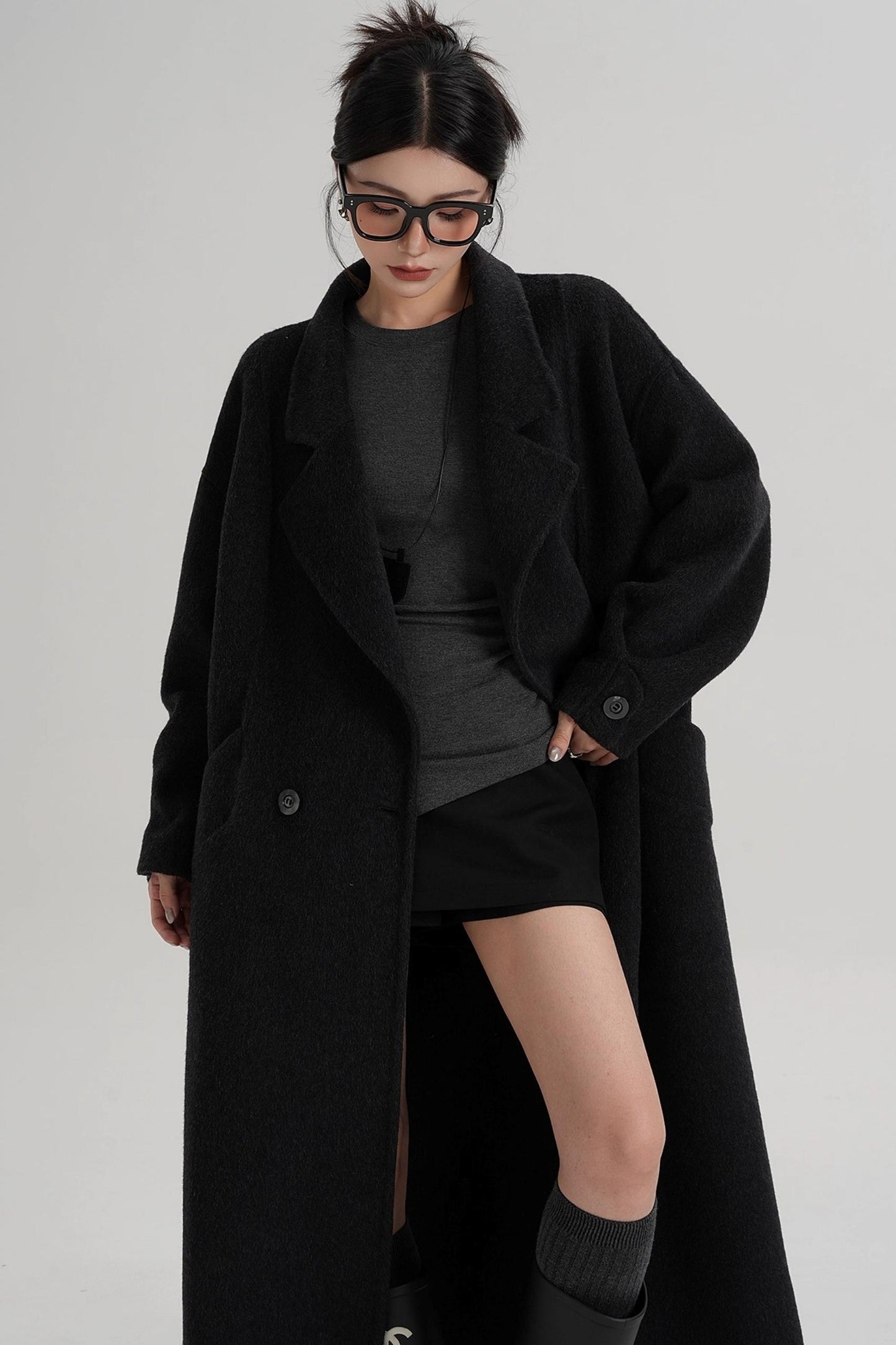 Temperament Wool Blazer Coat