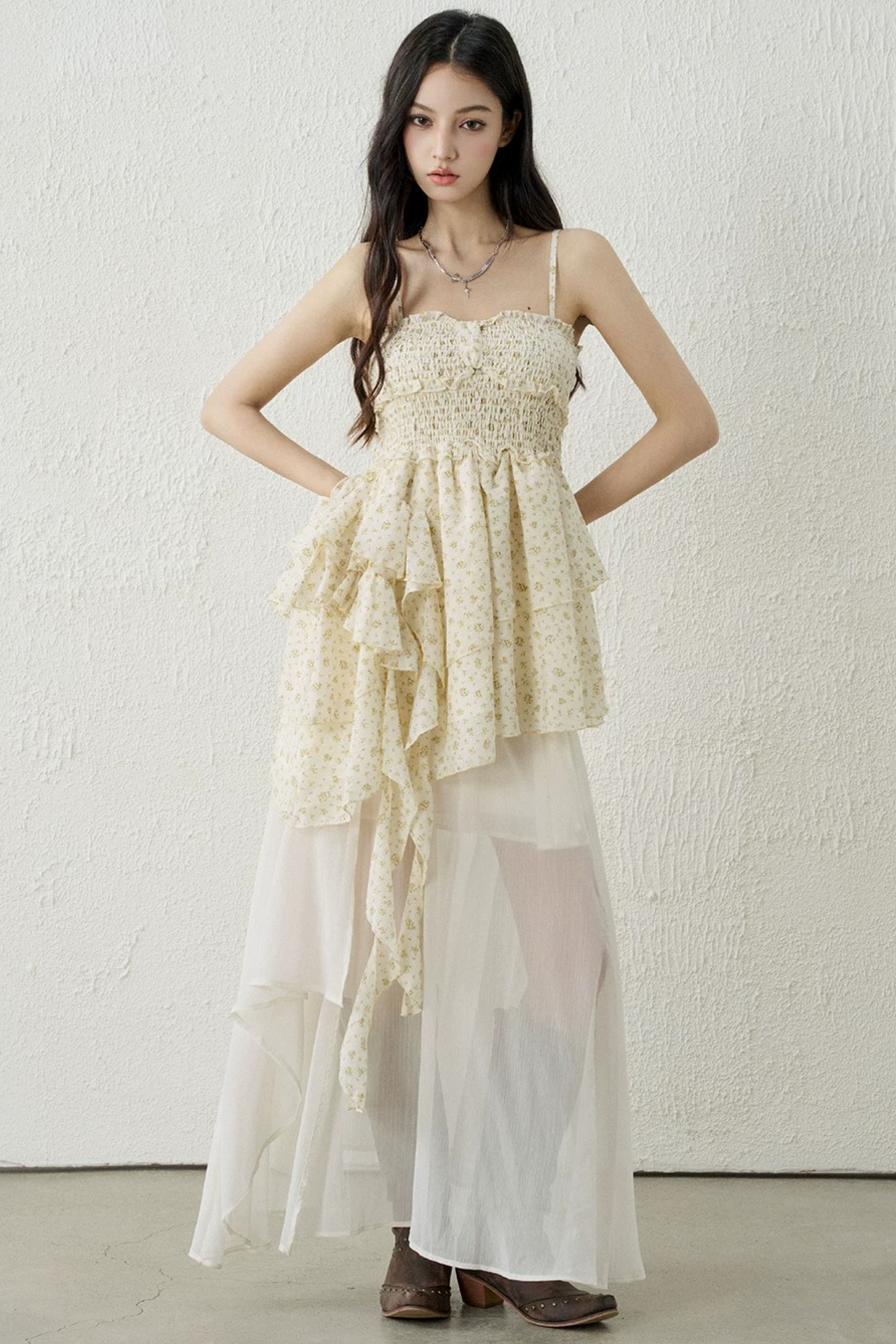 Irregular Floral Camisole