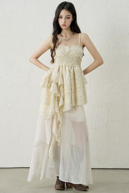 Irregular Floral Camisole