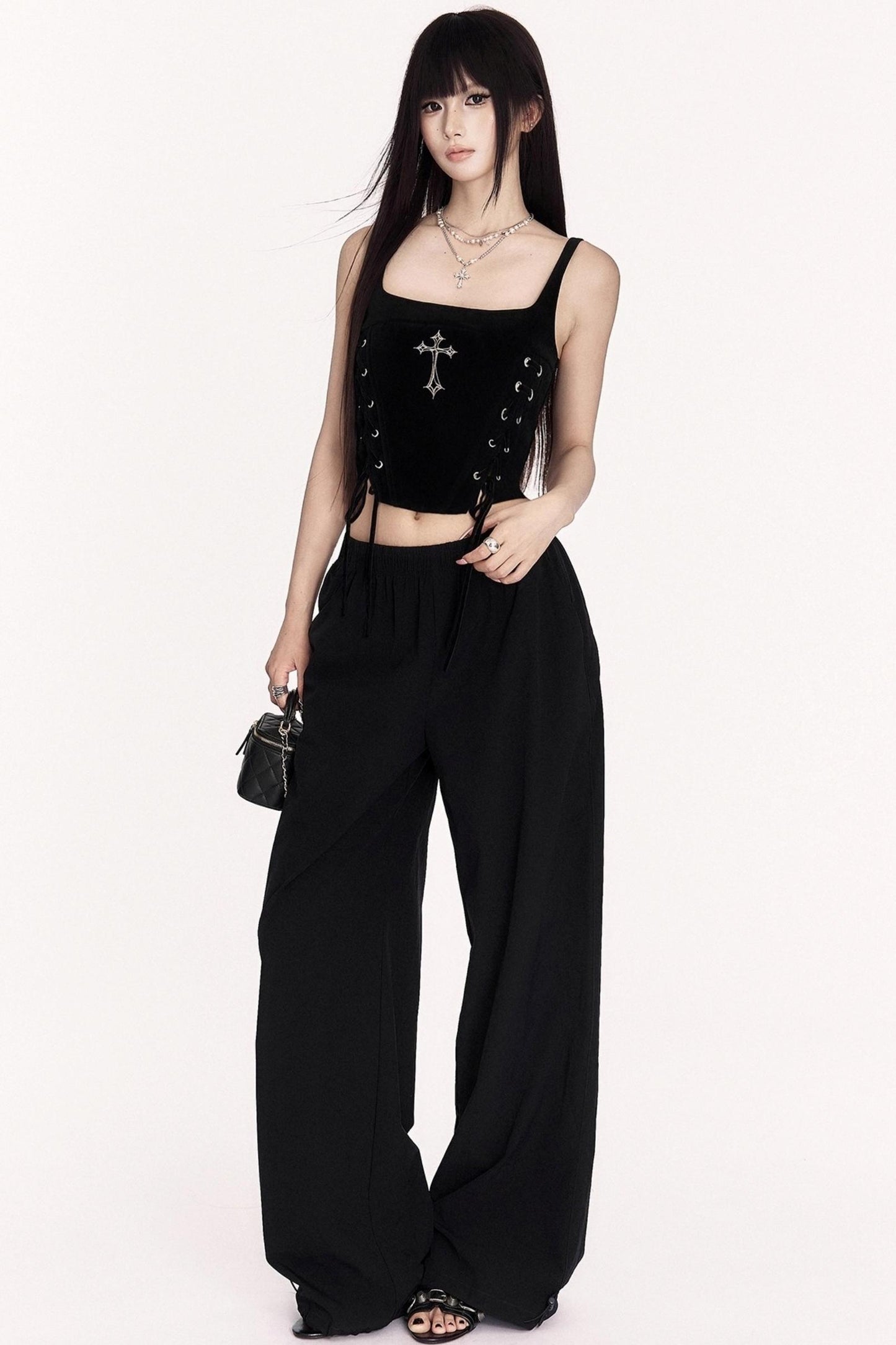 Gothic Lace-Up Corset