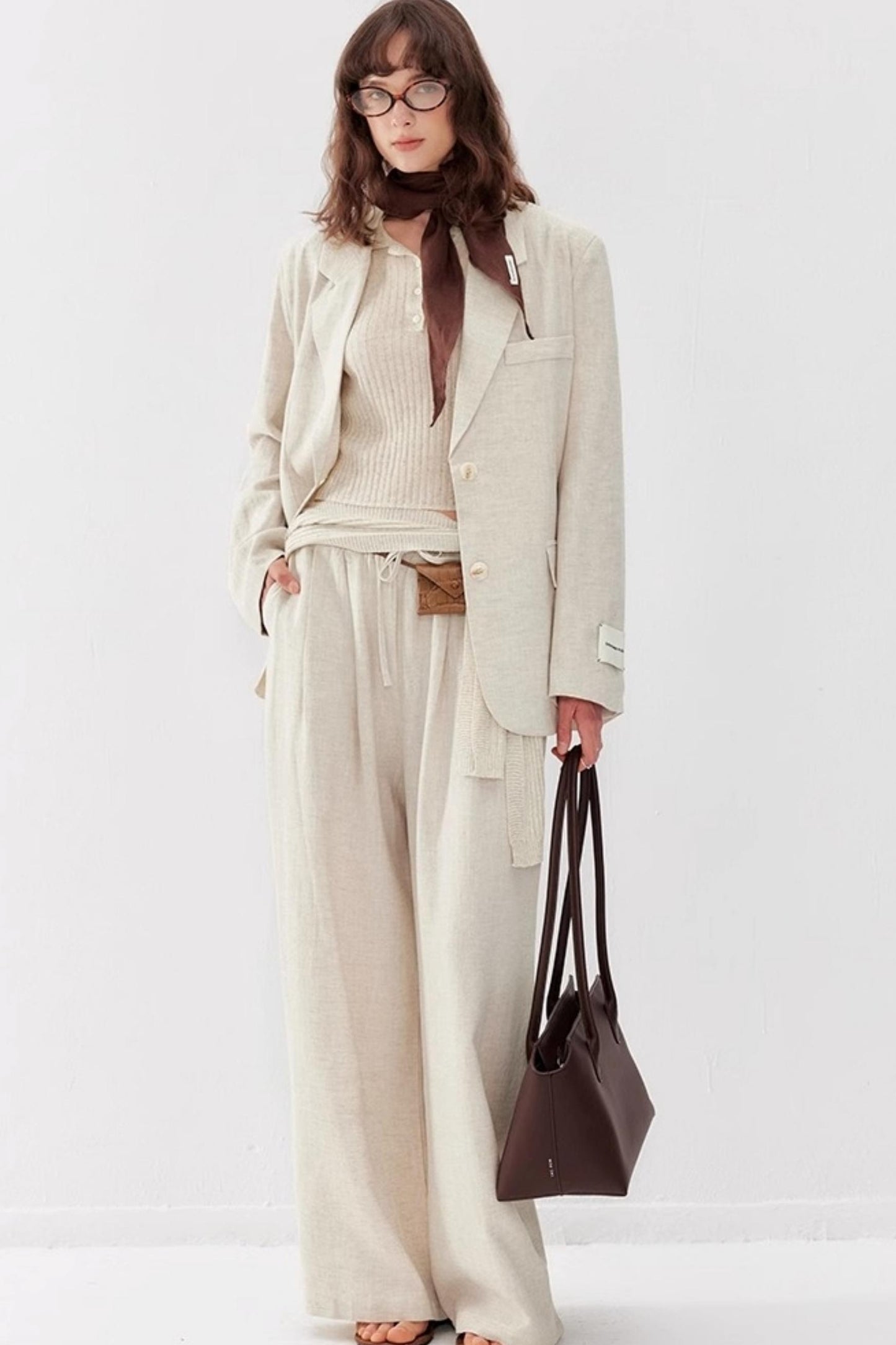 Luxe Linen Polo Top Set-Up