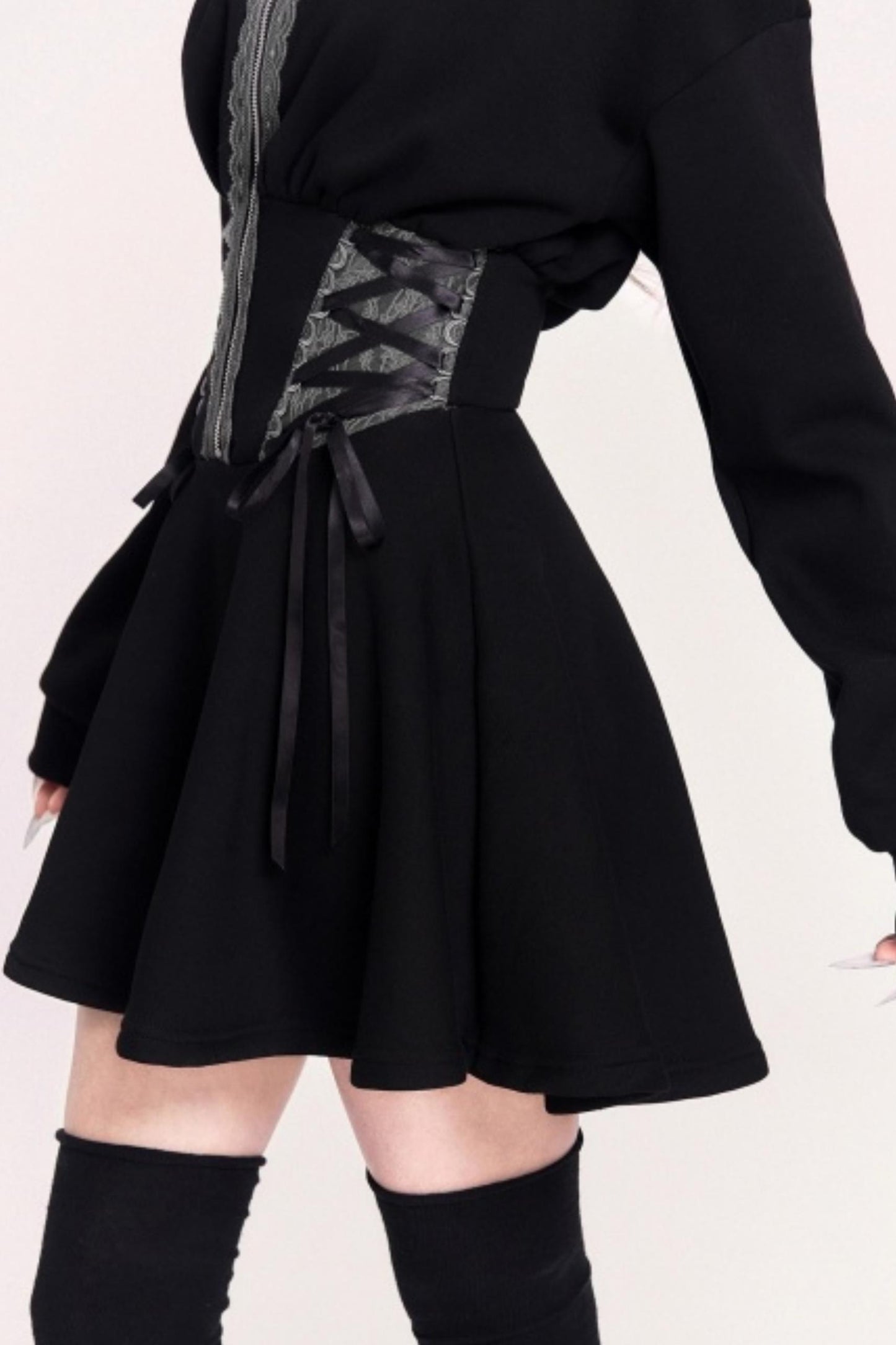 Moonlit Witch Hooded Dress