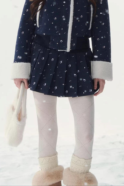 Retro Floral Patchwork Jacket Set-Up