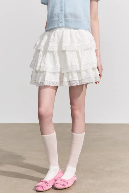 Retro High-Waisted Denim Mini Skirt