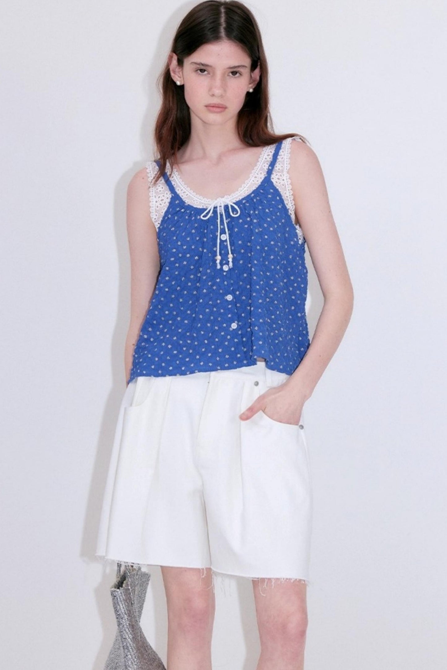 Luxury Pleated Bermuda Shorts