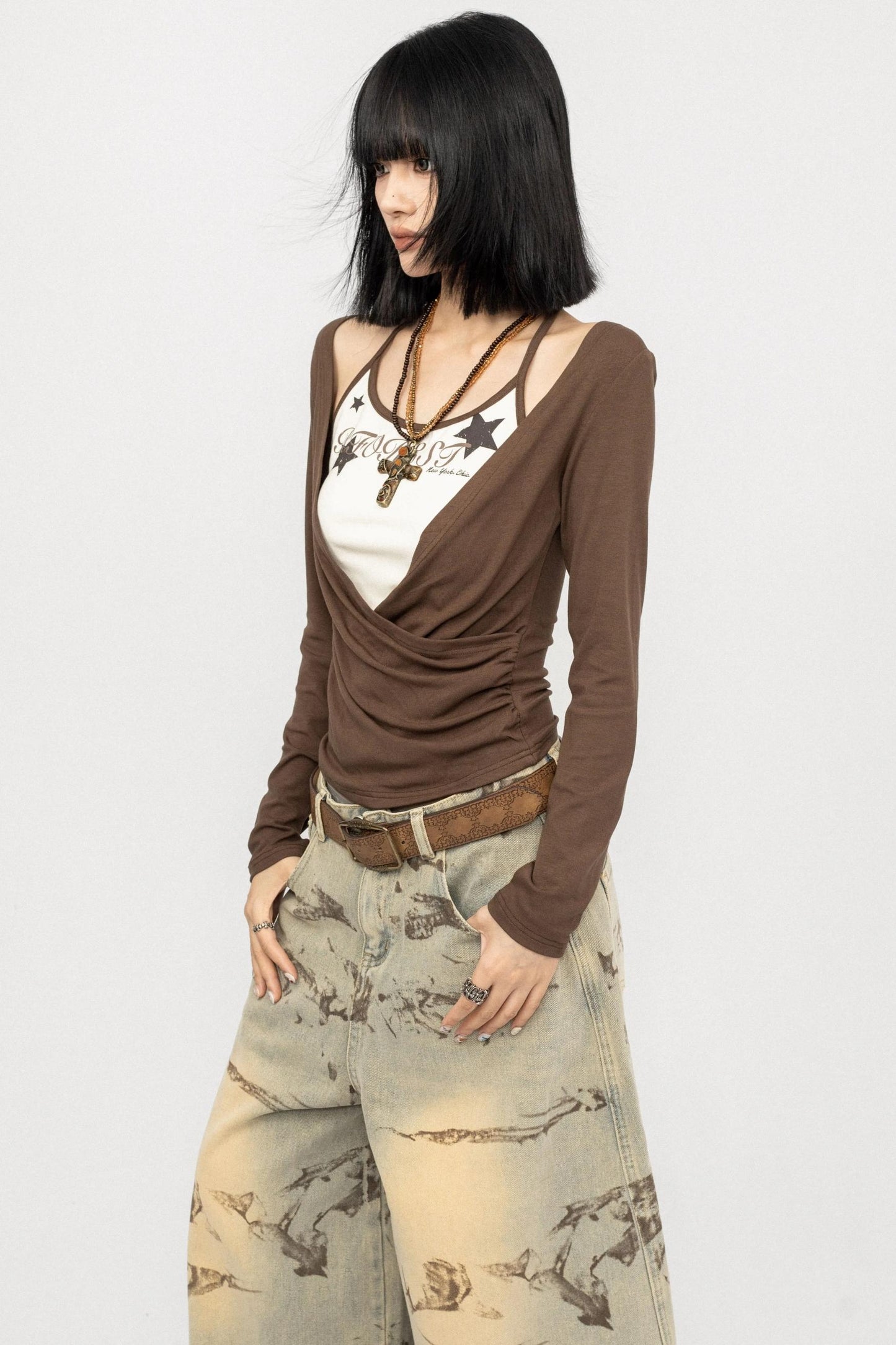 Vintage Spice Swing Halterneck T-Shirt