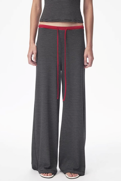 Retro Striped Tank Top and Pants Set