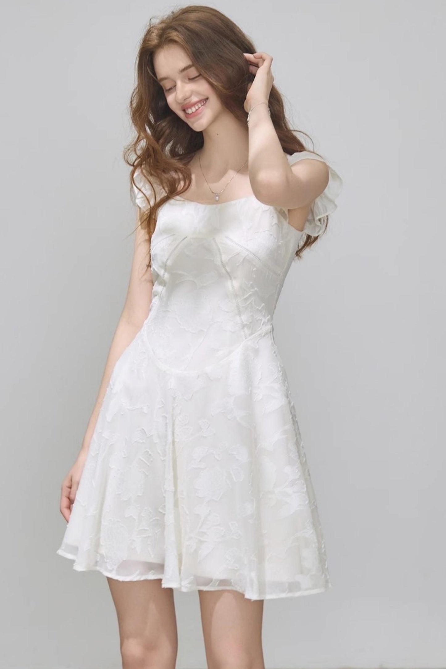 Summer Jacquard Slim Dress