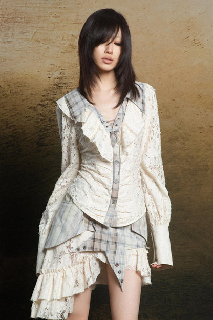 Cutout Punk Vintage Shirt