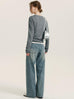 High Waist Draped Mop Pants_BDHL6150