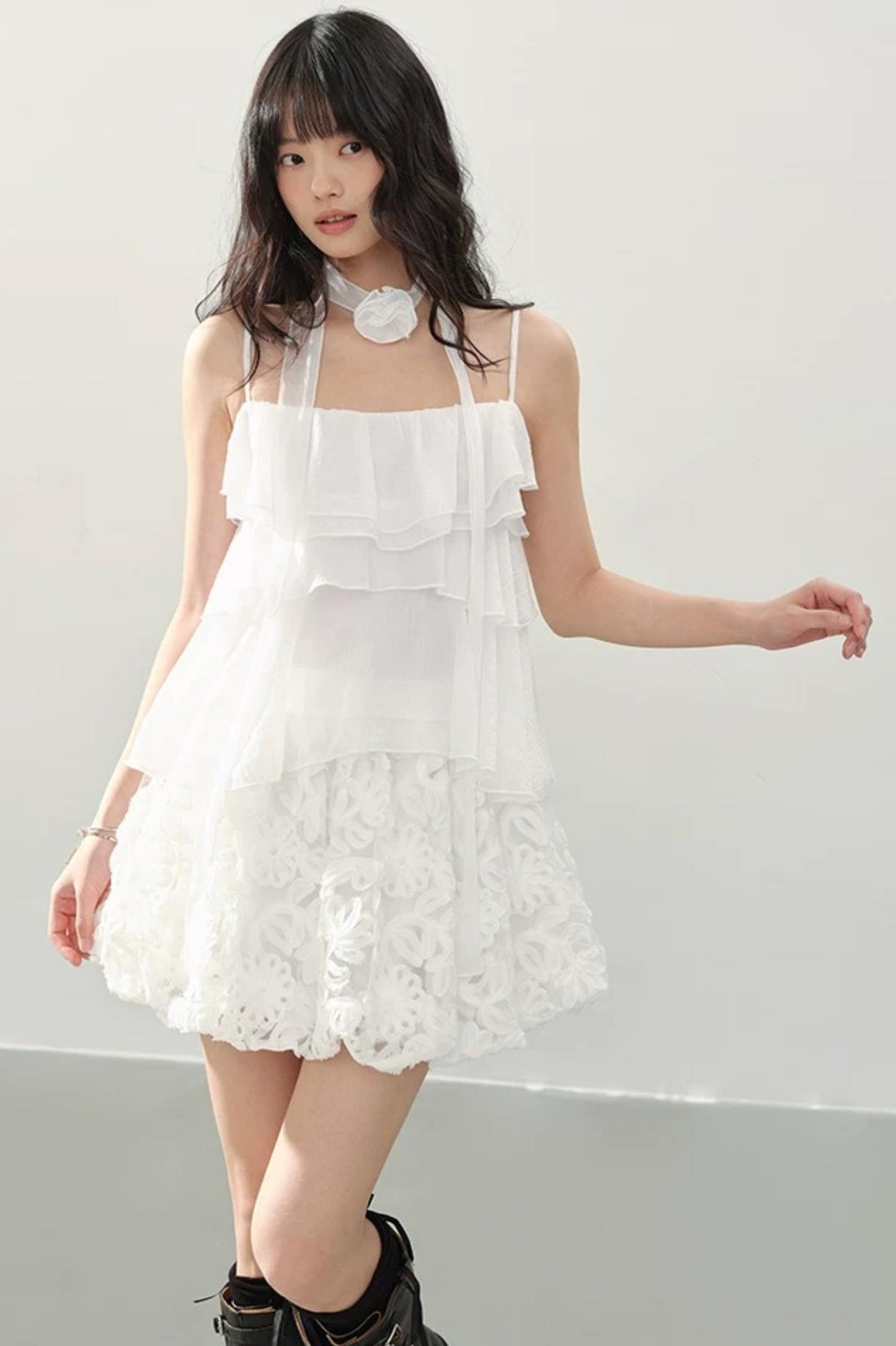 Floral Whisper A-Line Skirt
