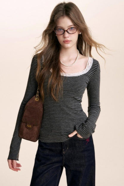 Romantic Lace Patchwork Top