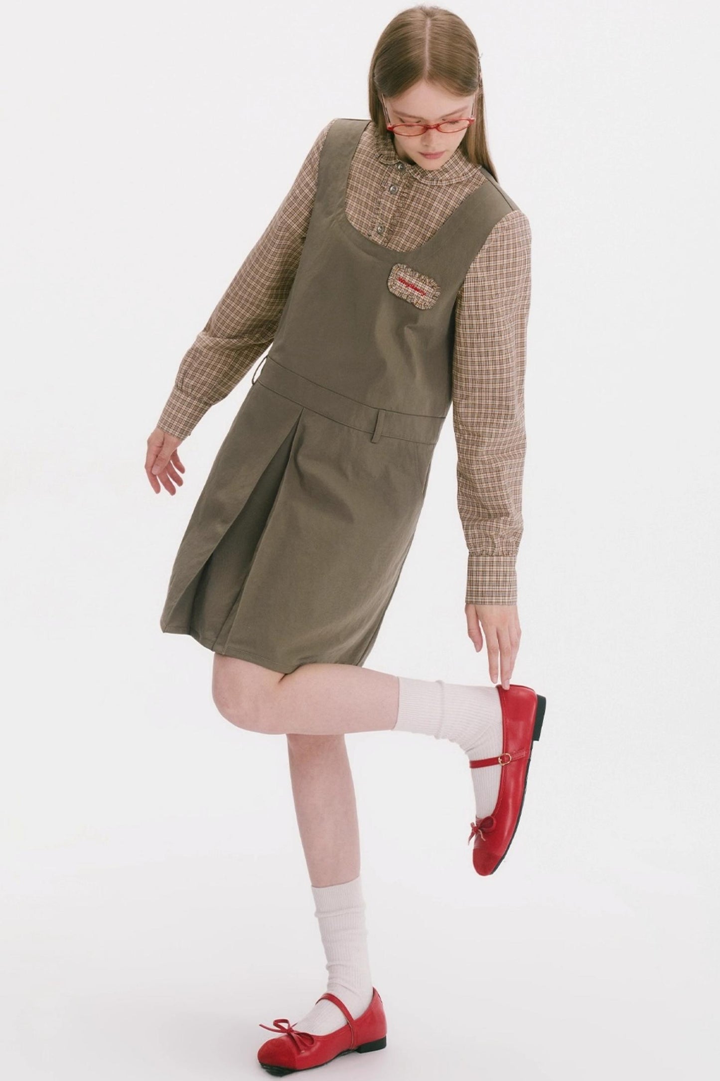 Strawberry Florist Two-piece Dress