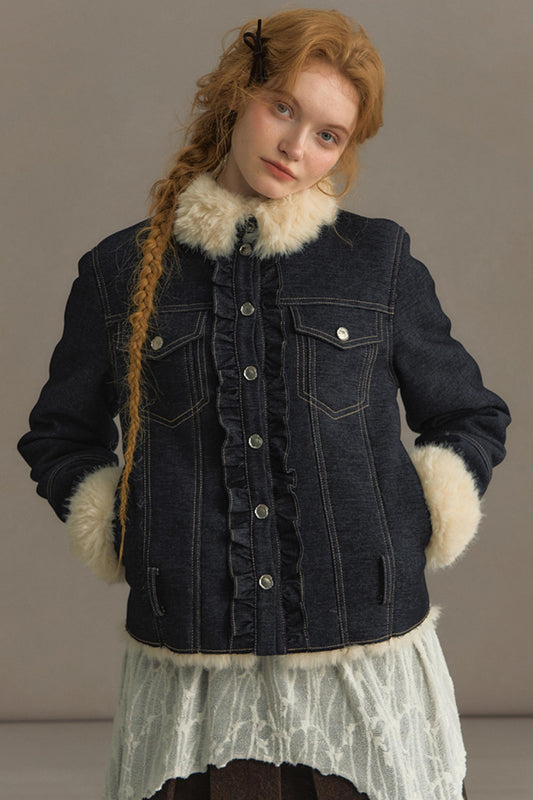Winter Lace Fleece Jacket
