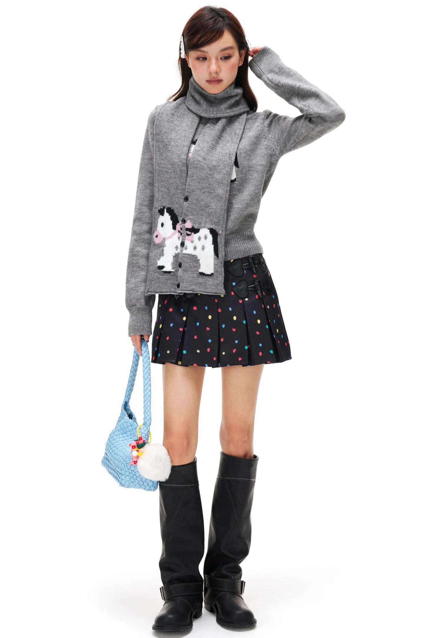 Little Horse Jacquard Sweater