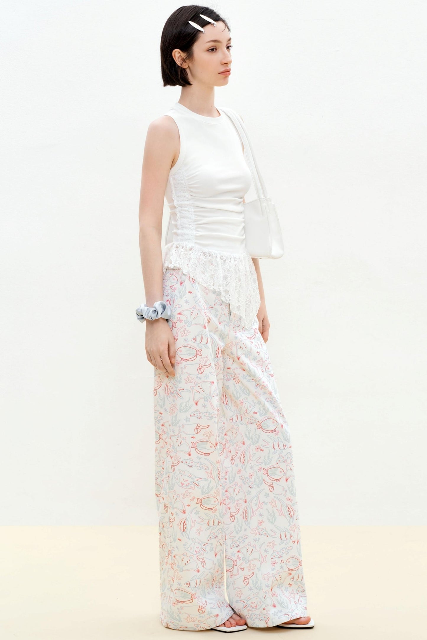 Summer Lace Asymmetrical Vest