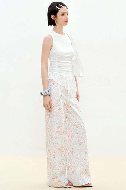 Summer Lace Asymmetrical Vest