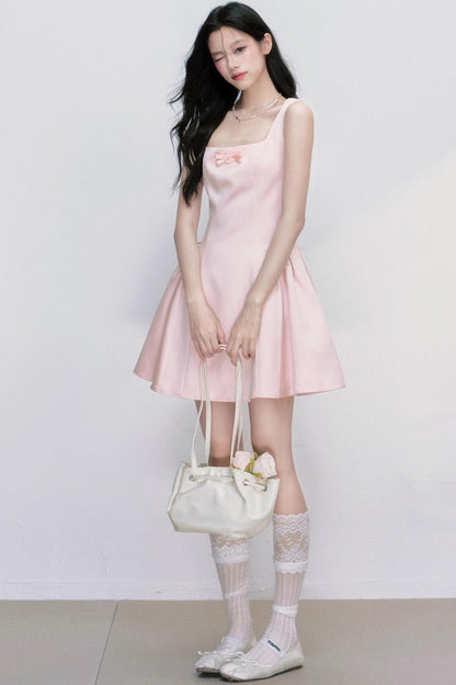 French Hepburn Summer Wedding Dress