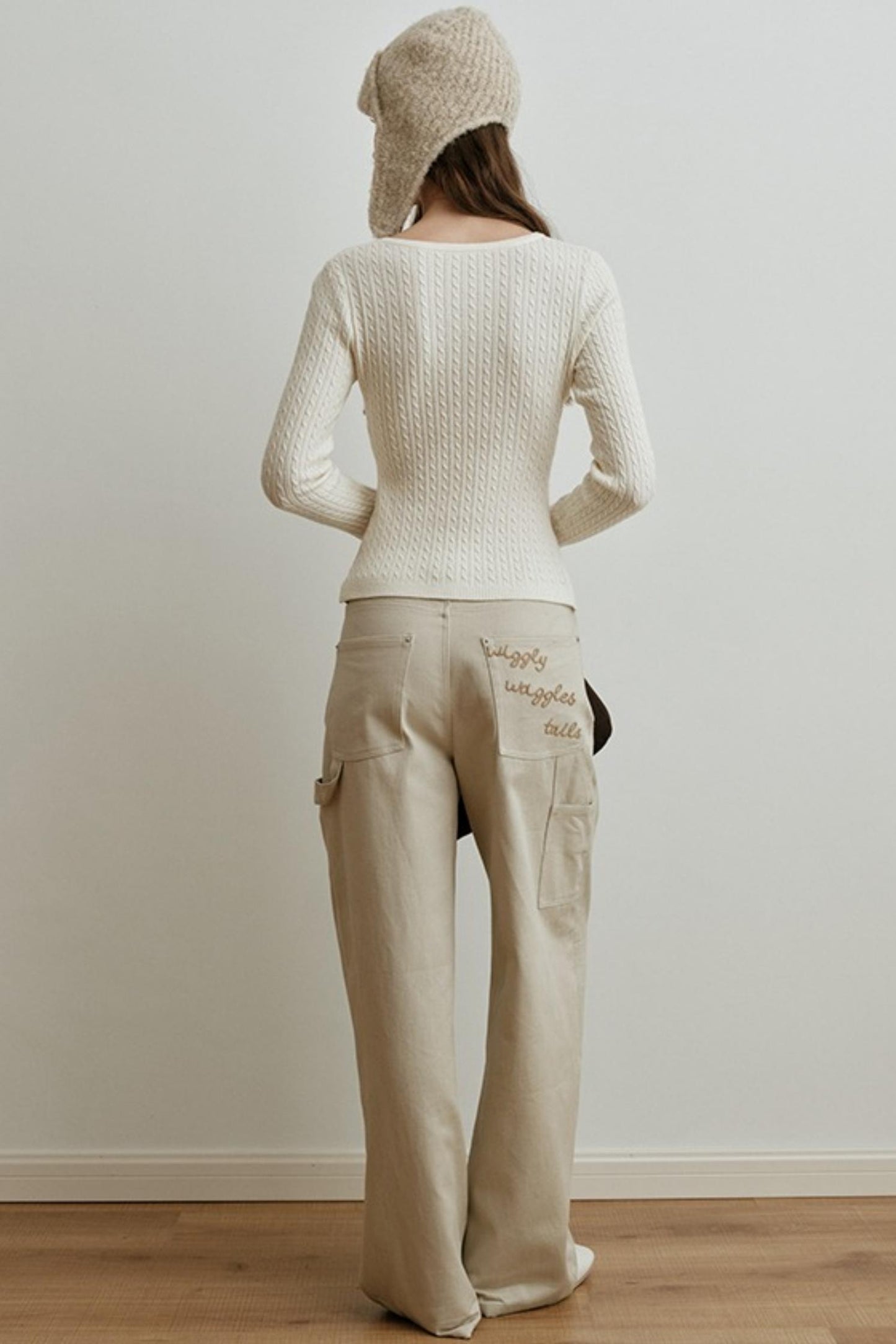 Velvet Twist Knitting Top