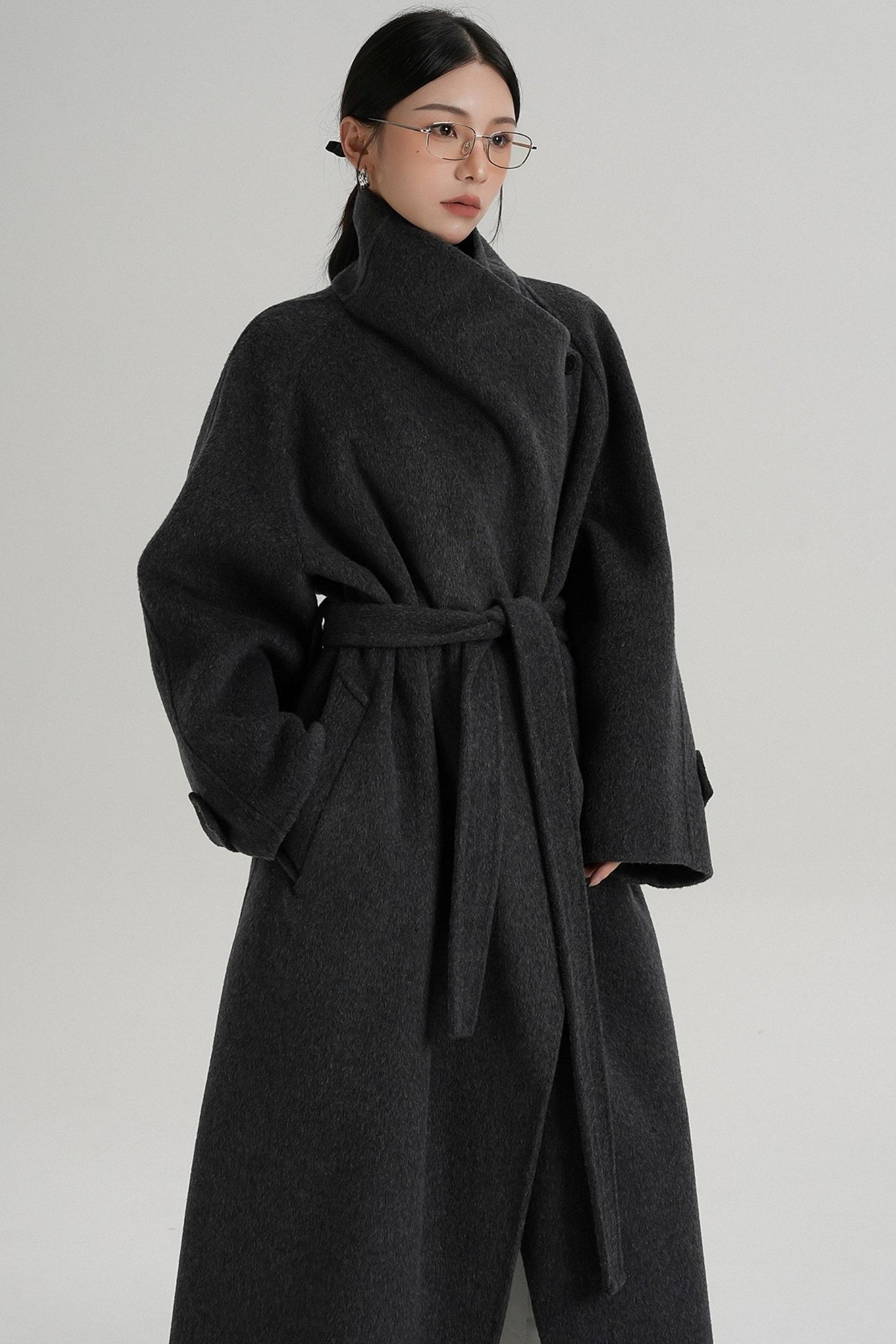 Luxurious Reversible Wool Coat