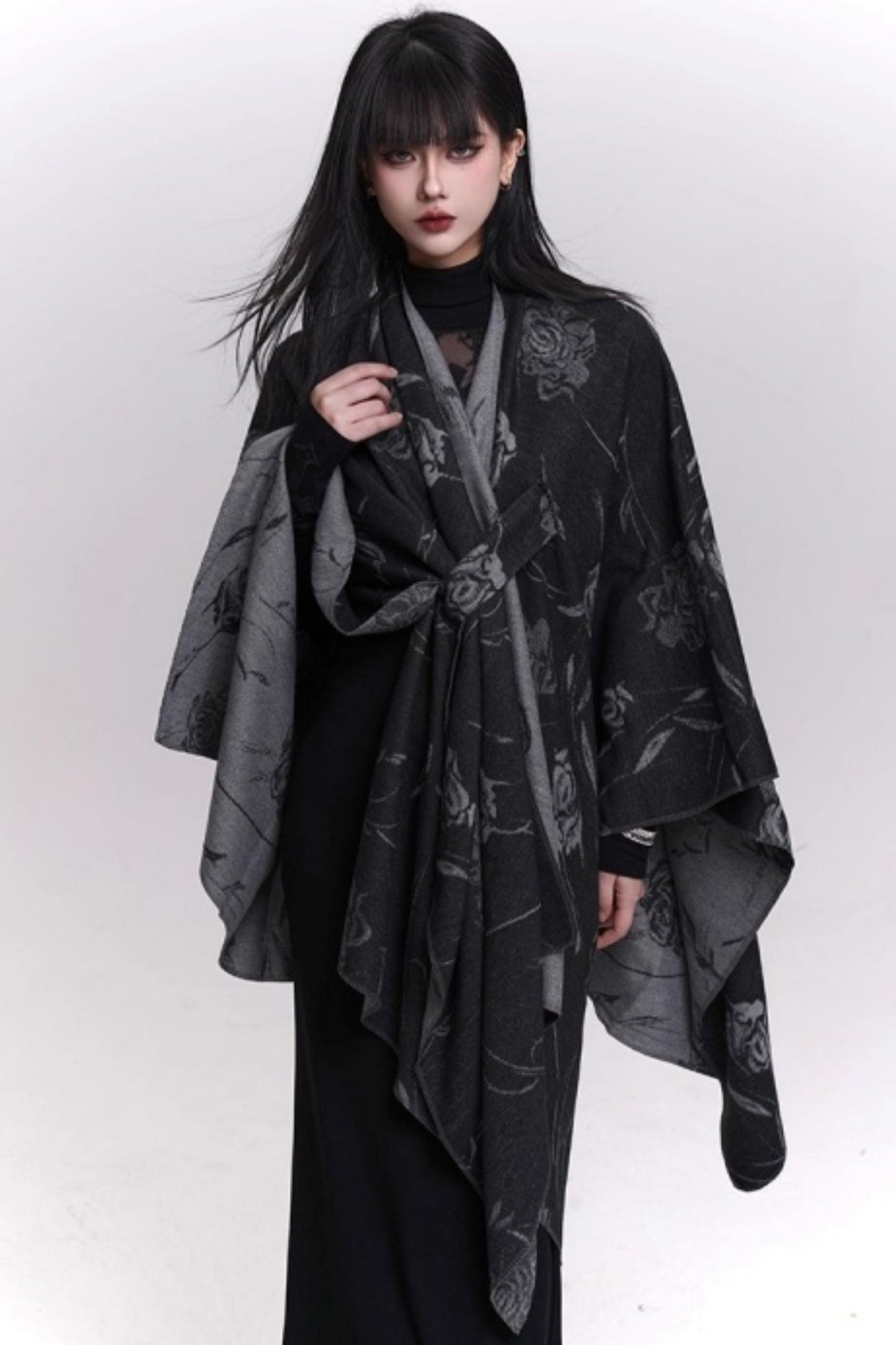 Ghost Girl Scarf Cape Shawl