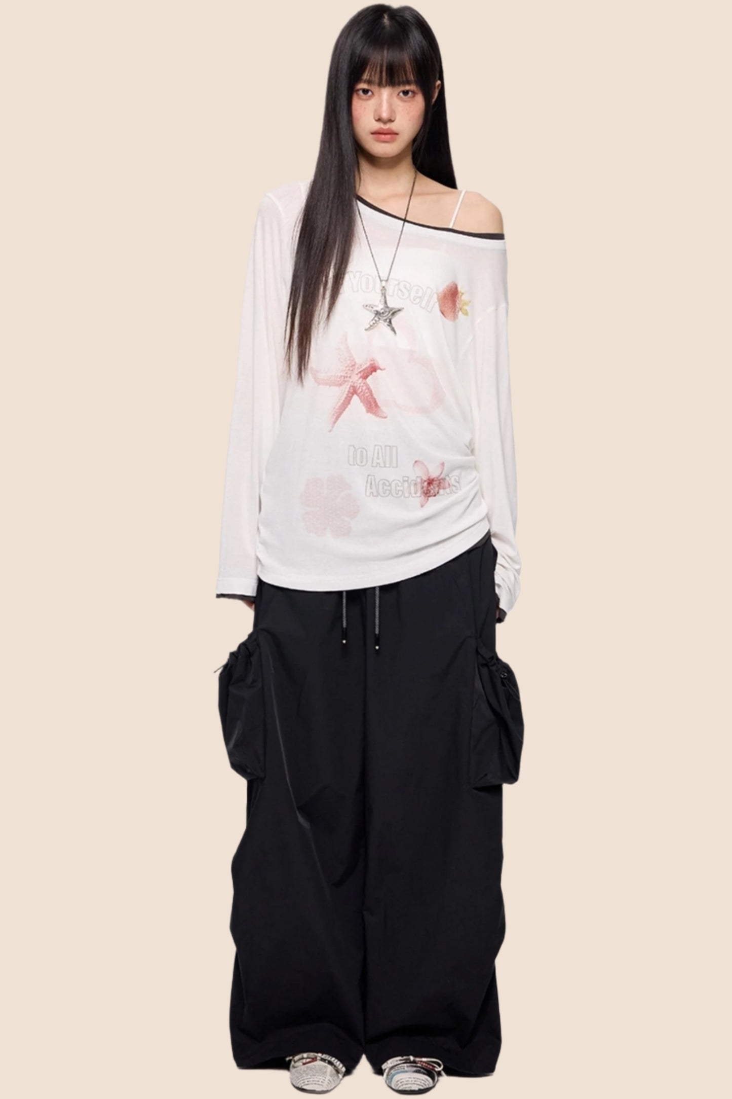 Retro Wide-Leg Pants