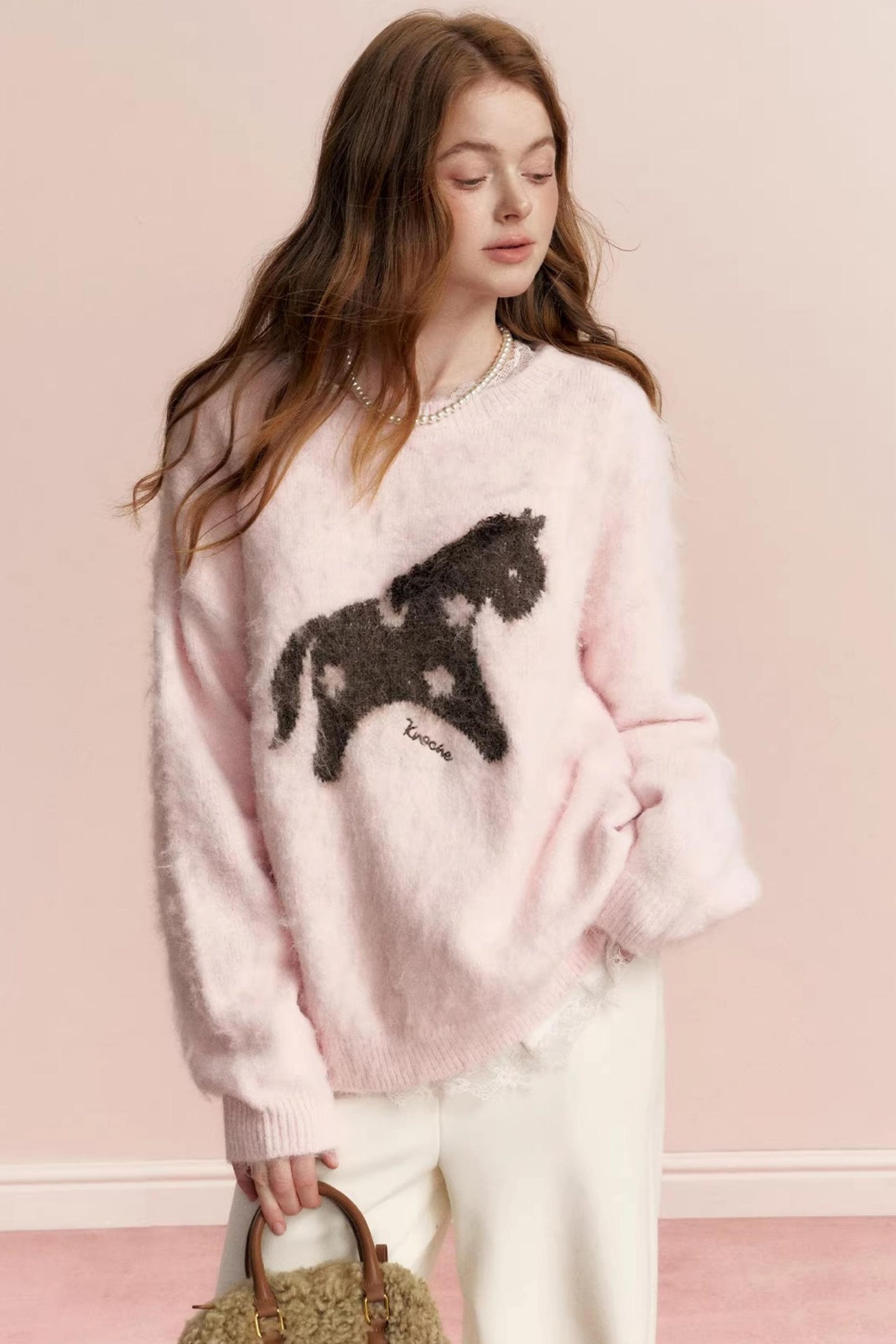 Floral Wool Jacquard Sweater