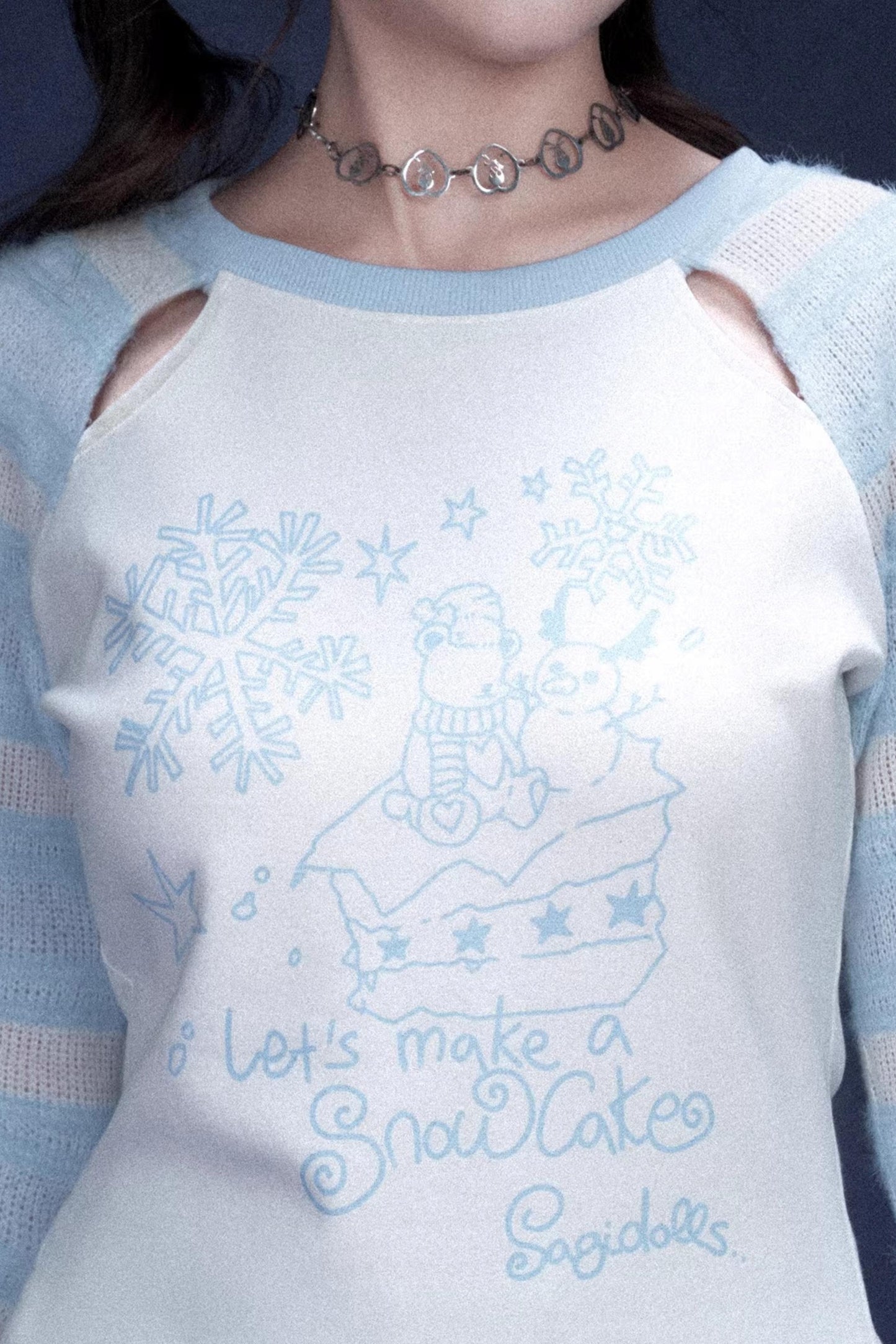 Energetic Striped Raglan Sleeve T-Shirt