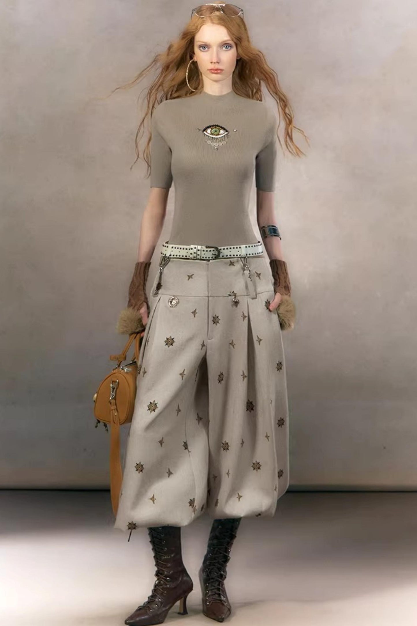 Mysterious Beaded Knit Top
