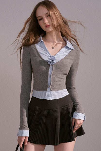 Luxury V-Neck Sweater Top