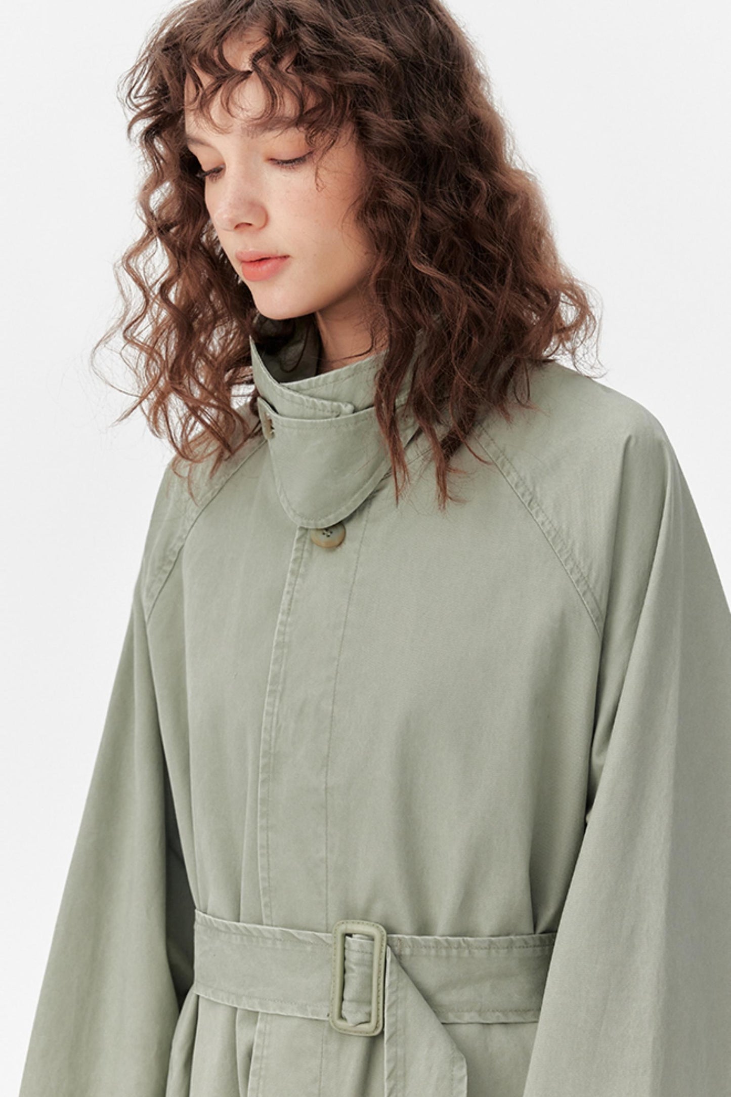 Petite Sleeveless Trench Dress Coat Set-Up