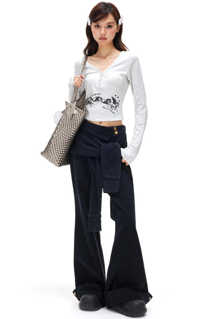 Retro Washed Cargo Pants