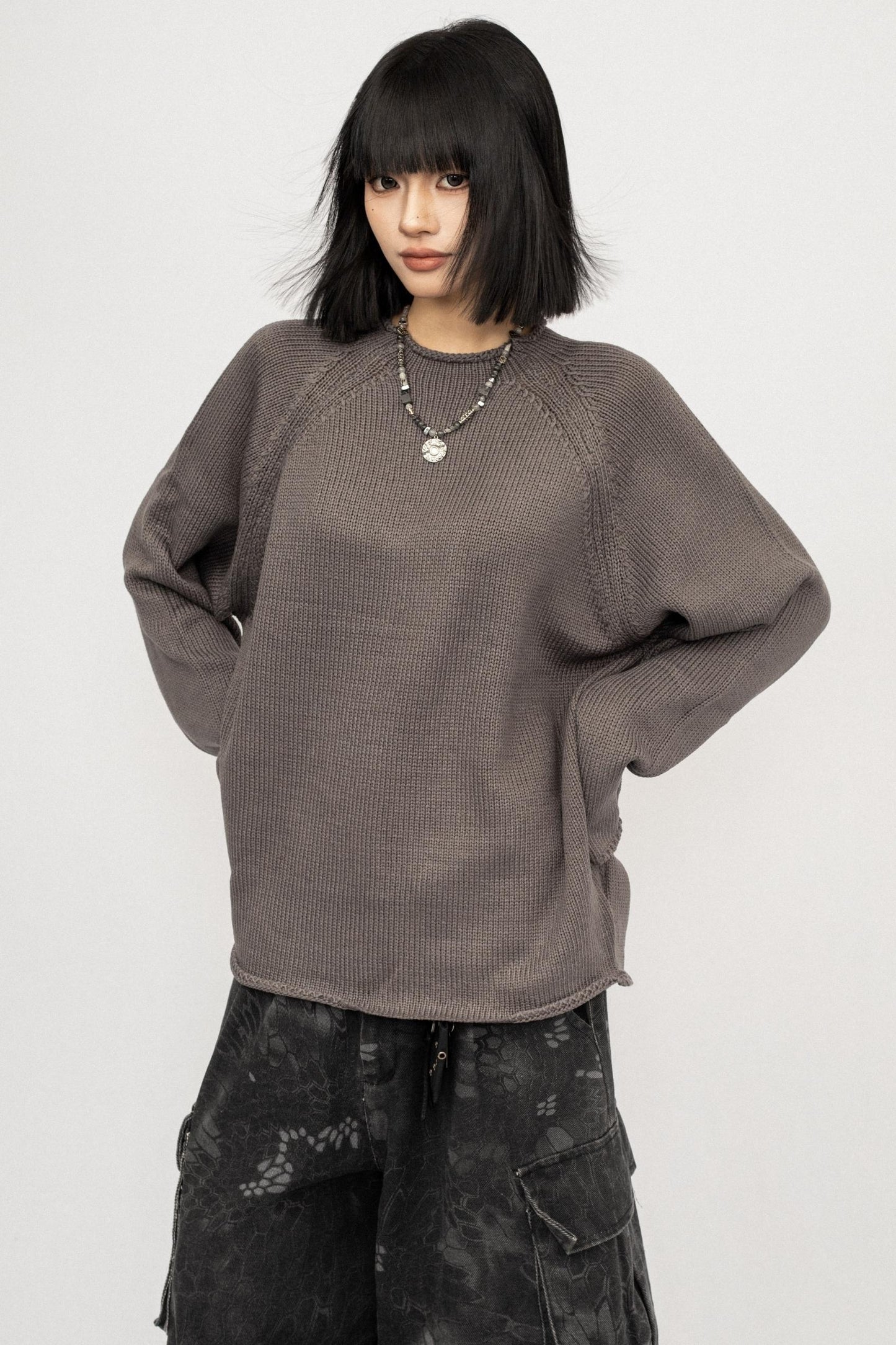 Autumn Vintage Crew Knit Top