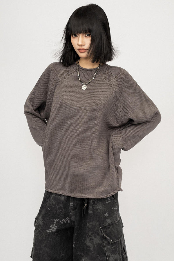 Autumn Vintage Crew Knit Top